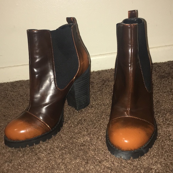 Nasty gal: Shoe Cult-high heeled ombré boots - Picture 10 of 10